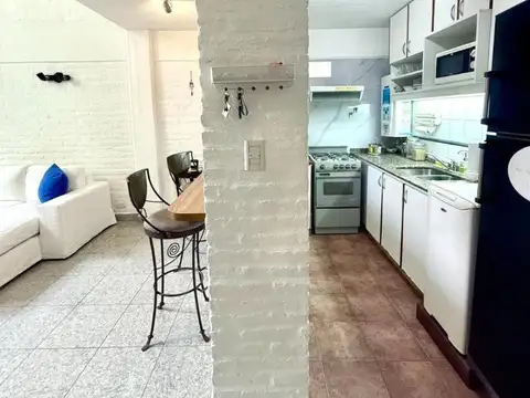 Departamento 2 ambientes con 2 baños
