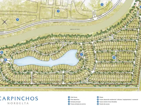 Terreno en Venta en Nordelta Carpinchos, USD 215.000