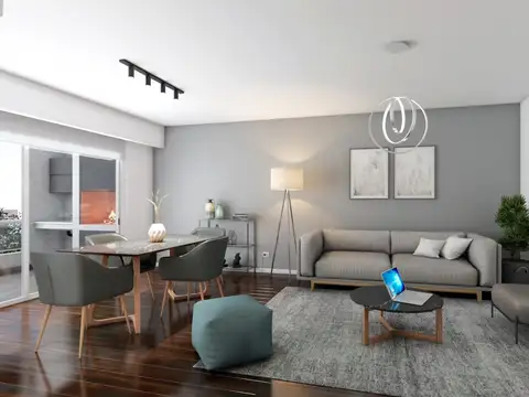 Departamento 3 ambientes con 2 baños