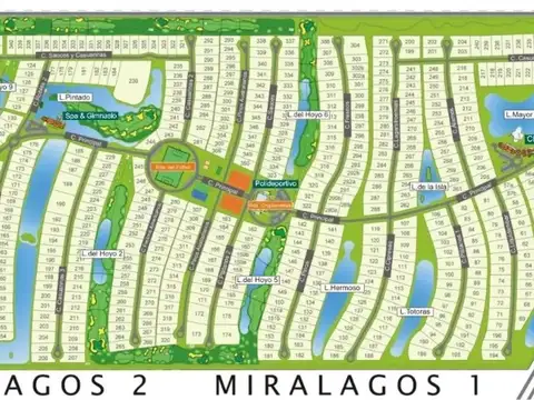Terreno en venta - 1.375mts2 - Club Miralagos