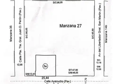 Terreno en Venta en San Fernando, USD 480.000