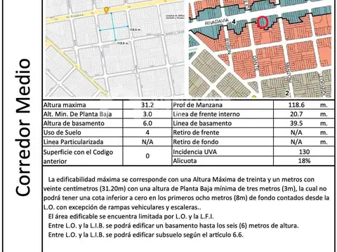 Terreno en Venta de 422,0 m2