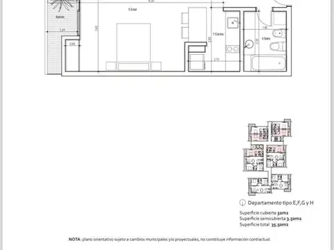 Departamento en Venta en Fisherton, USD 54.000