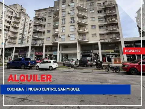 Cochera - Alquiler - Argentina, San Miguel - Domingo Faustino Sarmiento 1051