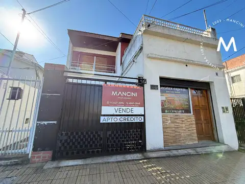 APTO CRÉDITO - PH en venta de 3 ambientes con cochera y local comercial - Villa Ballester
