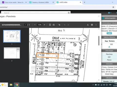 Terreno en Venta de 476,0 m2