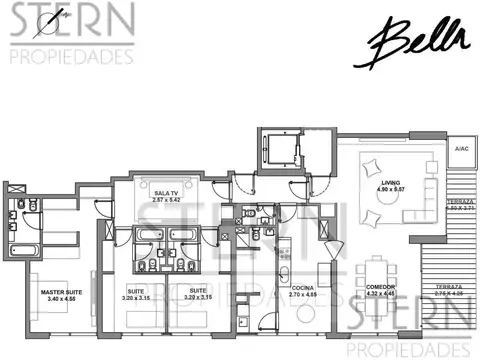Departamento en Venta de 4 ambientes