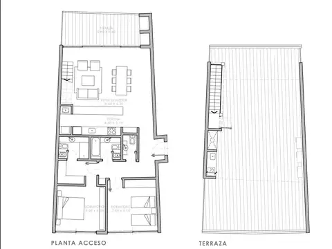 Departamento en Venta con 1 cocheras