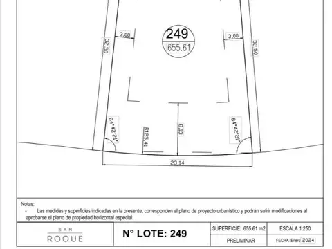 Venta Lote Barrio San Roque a la Laguna