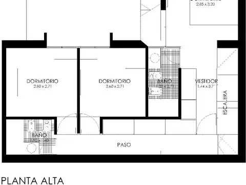 Casa 4 ambientes con 3 baños