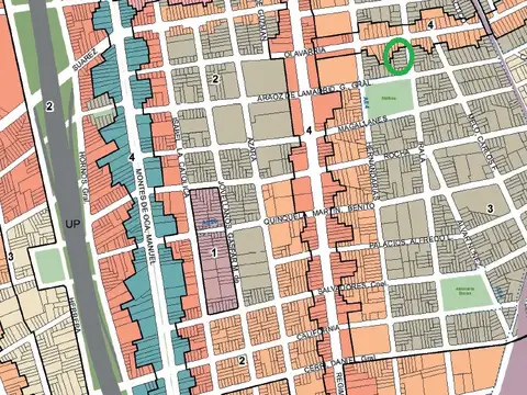 Terreno en Venta 34,40  mts Fondo