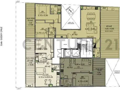Departamento en Venta de 3 ambientes