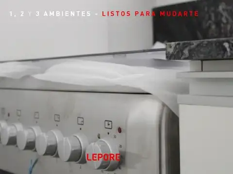 Departamento 2 ambientes con 1 baño