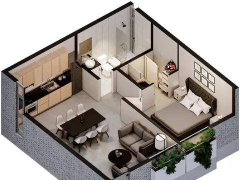 Departamento en Venta de 2 dormitorios