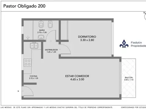 Departamento en Venta de 2 ambientes