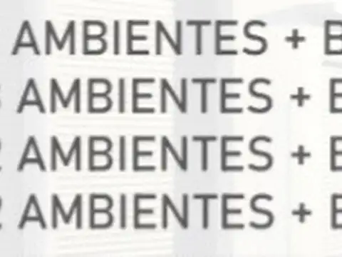 Departamento en Venta de 3 ambientes