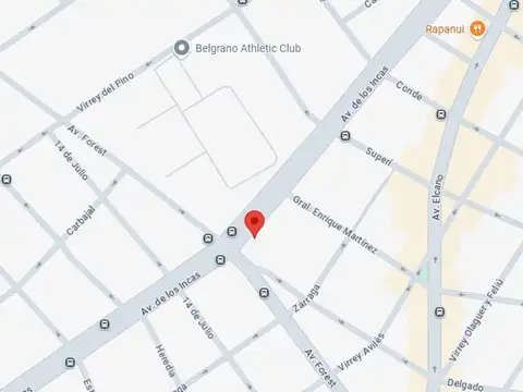 Av. De Los Incas e/ Av. Forest y Belgrano