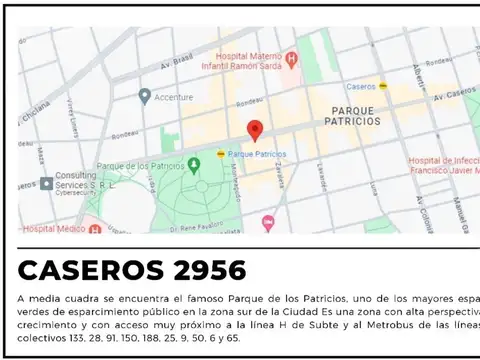 Departamento en Venta en Parque Patricios, USD 149.425