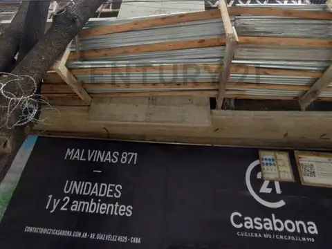 Departamento 2 ambientes con 1 baño