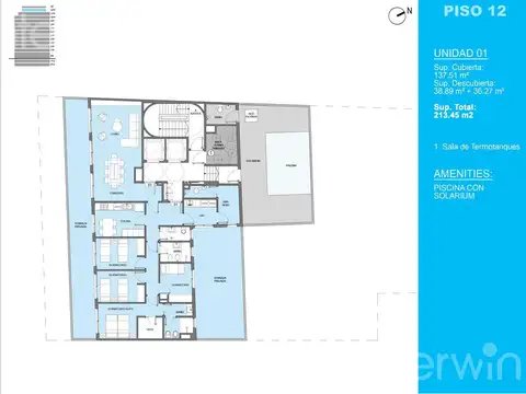 Departamento en Venta en Belgrano, USD 141.658