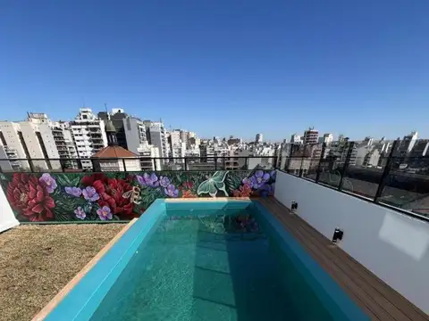 Luminoso Departamento de 2 amb nuevo al contrafrente abierto