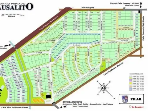 Venta Lotes - Barrio Privado Sausalito - Pilar