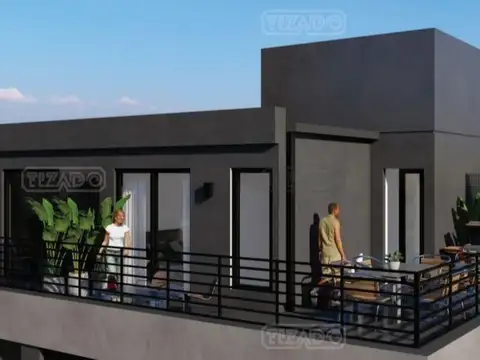 Departamento 2 ambientes con 2 baños