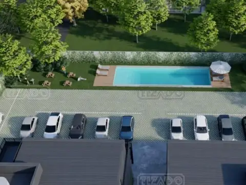 Departamento 2 ambientes con 2 baños