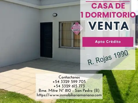 CASA EN VENTA - SAN PEDRO