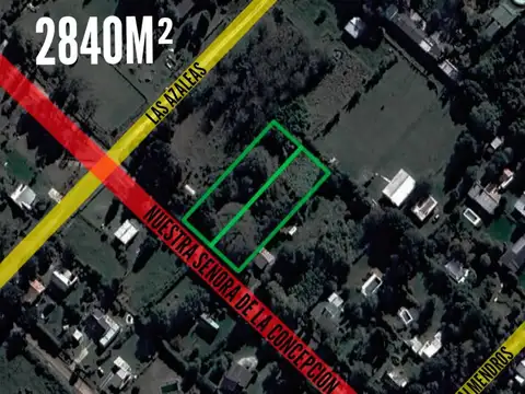 Terreno en Venta de 2840,0 m2