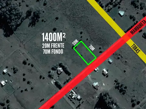 Terreno en venta - 1400mts2 - Punta Indio