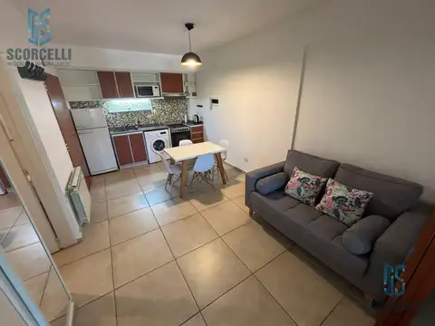 Temporal Amoblado con Balcón Frente / Sup 37 m2, Muy luminoso  Parque Chas