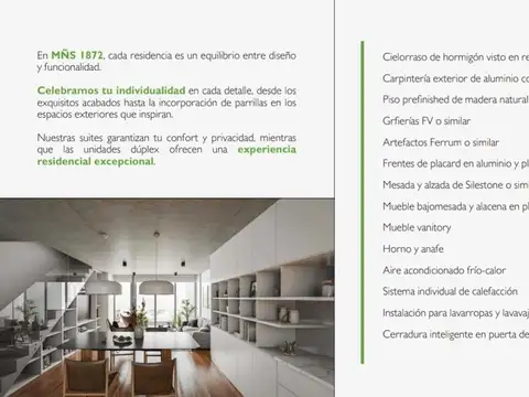 Departamento 3 ambientes con 2 baños