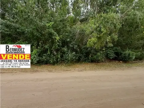 Terreno en Venta 15,48  mts Frente