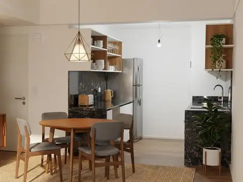 Departamento 2 ambientes con 1 baño