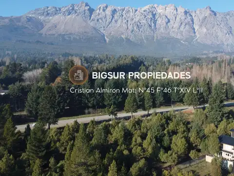 Terreno en  venta el bolson