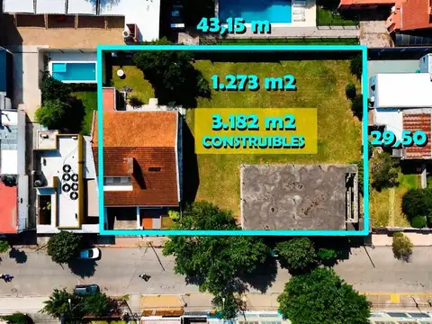 VENTA LOTE GRAL RODRIGUEZ Zonif U-CU 3.182m2 Const