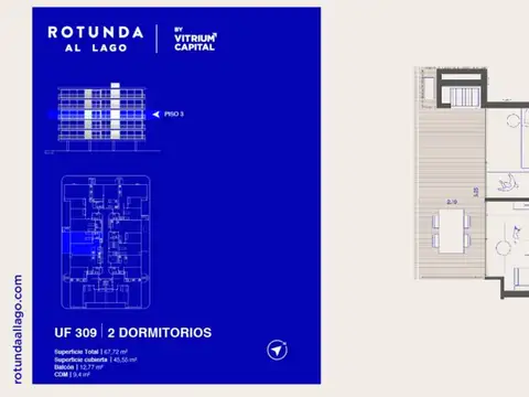 Rotunda al Lago 1 dorm Diciembre 2027