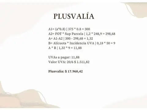 Terreno en Venta de 249,0 m2