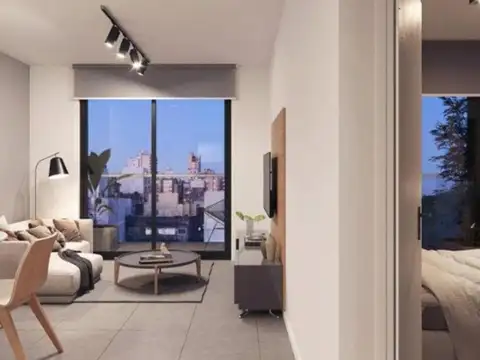 Departamento Monoambiente con 1 baño