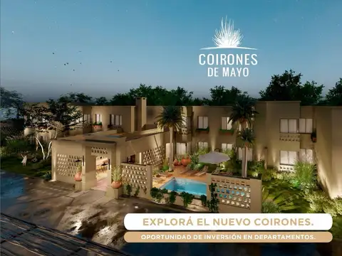 venta departamento 1 habitacion coirones de mayo