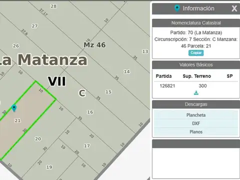 Terreno en Venta de 300,0 m2