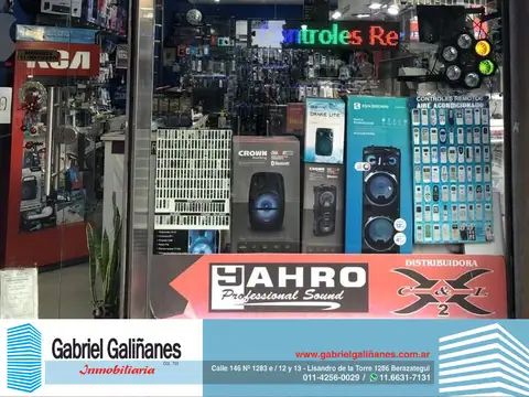 VENDE EXCELENTE FONDO DE COMERCIO :Locales comerciales rubro "Electrónica"