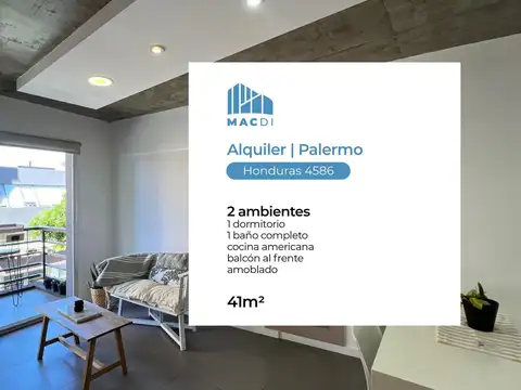 Excelente Dpto. 2 ambientes en Alquiler Temporal