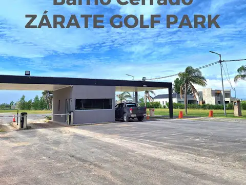 ZARATE GOLF PARK (3 lotes), 2 LOTES CONTIGUOS y OTRO CON FONDO A BOSQUE. Pueden venderse x separado.