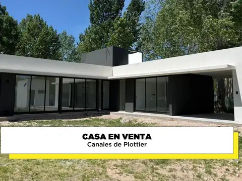 Casa 3 dorm en pozo en venta Canales de plottier