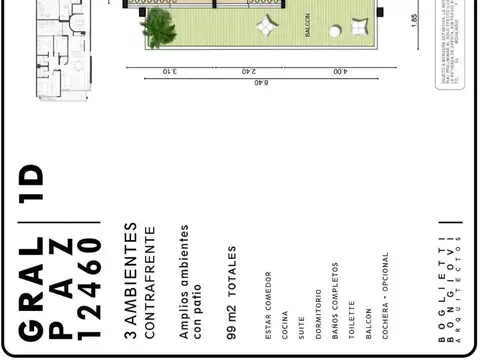 AV GENERAL PAZ 12400, Piso 1