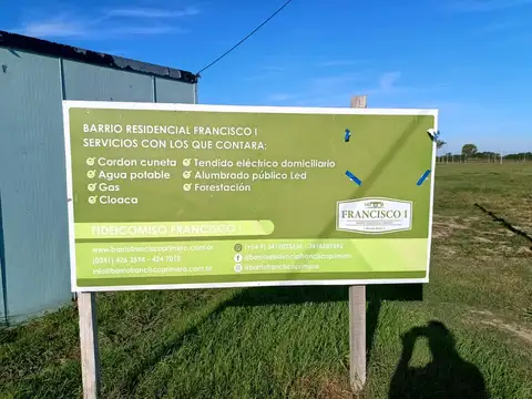 Terreno en Venta 10  mts Frente