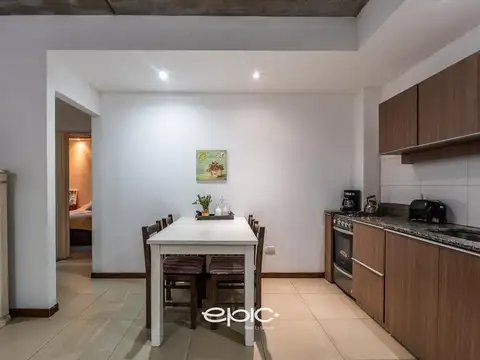 Departamento 2 ambientes con 1 baño