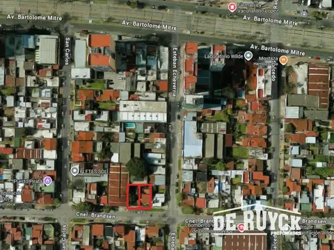 Terreno en Venta 18  mts Frente